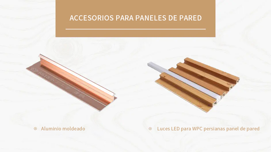 Accesorios para paneles de pared